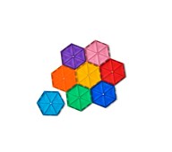 Mag Genius Rainbow kuusikulmiot, 8 kpl