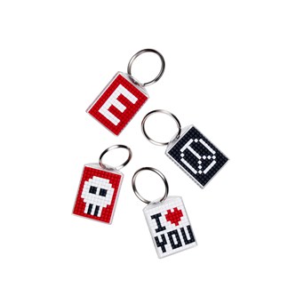 Pixel-avaimenperä/levy, 10 kpl