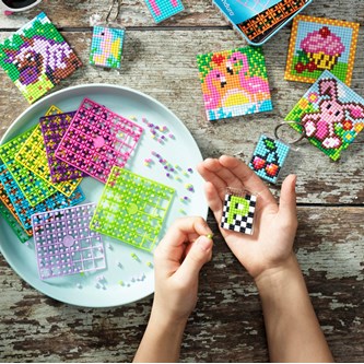 Pixel-avaimenperä/levy, 10 kpl