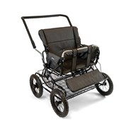 Kaksostenrattaat Lekolar, kasvot menosuuntaan, kangas