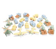 Dantoy ajoneuvot, pastelli, 22 kpl