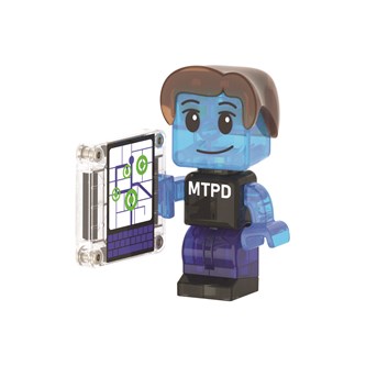 Magna-Tiles Poliisiasema, 35 osaa