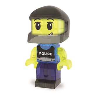 Magna-Tiles Poliisiauto hahmolla, 35 osaa