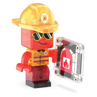 Magna-Tiles Paloauto hahmolla, 27 osaa