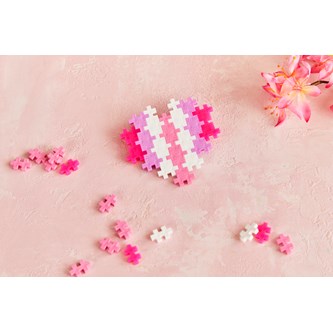 PLUS-PLUS puna-roosan värit, 1200 kpl