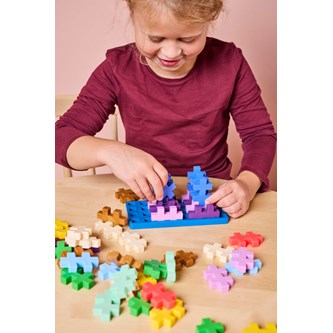 PLUS-PLUS BIG -palikat, värispektri, 60 kpl