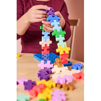 PLUS-PLUS BIG -palikat, värispektri, 60 kpl