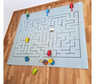 Leikkimatto labyrintti, 175 x 150 cm