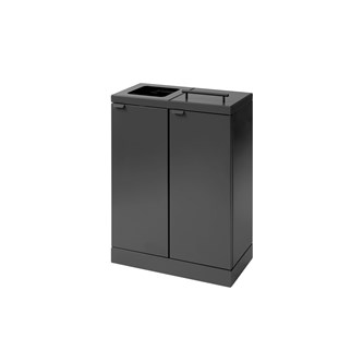 Bica basic 2-lok lajitteluastia, kannella/avoin, 2 x 45 l
