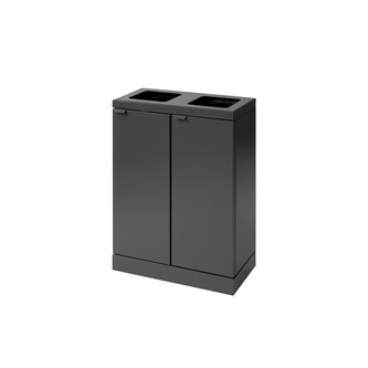 Bica basic 2-lok lajitteluastia, avoin, 2 x 45 l