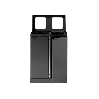 Bica basic 2-lok lajitteluastia, avoin, 2 x 45 l