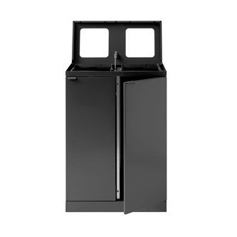 Bica advanced 2-lok lajitteluastia, avoin, 2 x 65 l