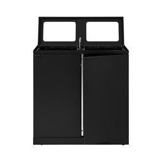 Bica advanced 2-lok lajitteluastia, avoin, 2 x 95 l