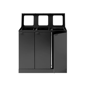 Bica basic 3-lok lajitteluastia, avoin, 3 x 45 l