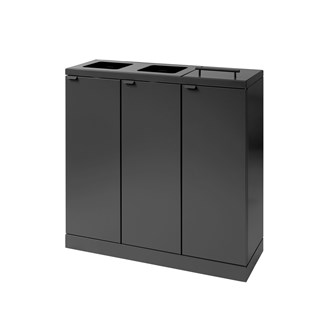 Bica advanced 3-lok lajitteluastia, kannella/avoin, 3 x 65 l