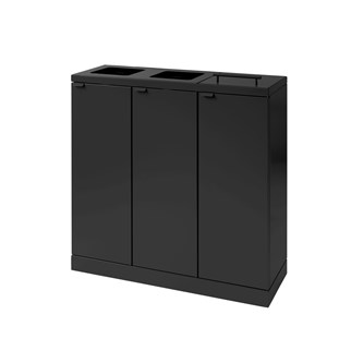 Bica advanced 3-lok lajitteluastia, kannella/avoin, 3 x 65 l