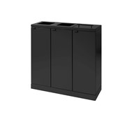 Bica advanced 3-lok lajitteluastia, kannella/avoin, 3 x 65 l