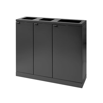 Bica advanced 3-lok lajitteluastia, avoin, 2 x 65 l ja 1 x 95 l