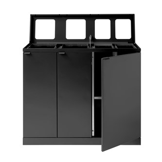 Bica advanced 4-lok lajitteluastia, avoin, 2 x 65 l ja 2 x 45 l