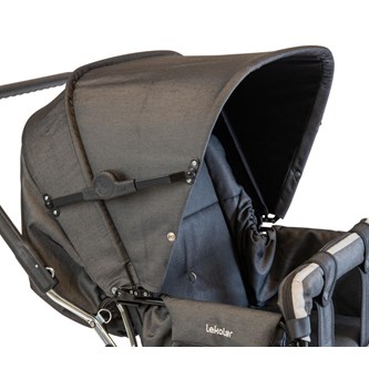 Kuomu kaksostenrattaisiin, kangas