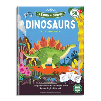 Piirustuskirja Opi piirtämään, dinosaurukset