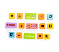 Domino, yhteen- ja vähennyslasku