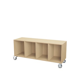 Fixa RM 4-lokeroinen matala, tausta valittavissa