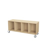 Fixa RM 4-lokeroinen matala, tausta valittavissa