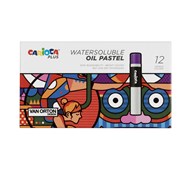 Öljypastelliliitu Carioca Plus, 12 väriä