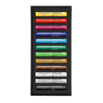 Öljypastelliliitu Caran d'Ache Neopastel, 12 väriä