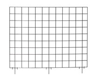 Säleikkö istutuslaatikkoon 120 x 100 cm