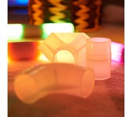 Liittimet valosauvoihin, 18 kpl