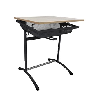 Mandal Mesh HPL pulpetti, musta runko