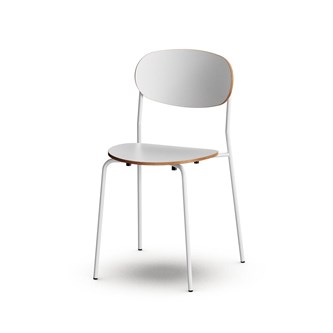 Collab tuoli 4-piste jalka, ik 45 cm, hopea runko