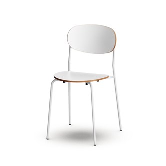 Collab tuoli 4-piste jalka, ik 45 cm, hopea runko