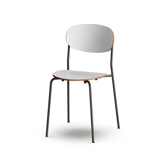 Collab tuoli BX 4-piste jalka, ik 45 cm, musta runko