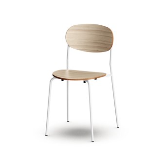 Collab tuoli BX 4-piste jalka, ik 45 cm, valkoinen runko