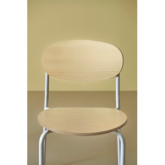 Collab tuoli BX 4-piste jalka, ik 45 cm, valkoinen runko