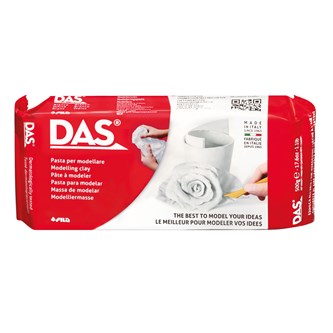 Muovailumassa DAS Valkoinen, 0,5 kg