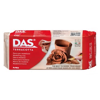 Muovailumassa DAS Terrakotta, 0,5 kg