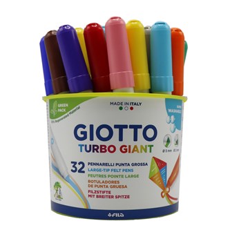 Kuitukärkikynä Giotto Turbo Giant, 36 kpl