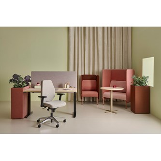 Bjarg FS työtuoli, medium selkä, Era-kankaalla