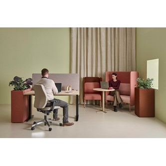 Bjarg FS työtuoli, medium selkä, Era-kankaalla