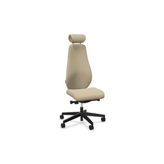 Bjarg ERT työtuoli, korkea selkä, niskatuki, Remix 3-kankaalla