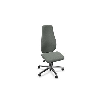 Bjarg FS työtuoli, korkea selkä, Rivet-kankaalla