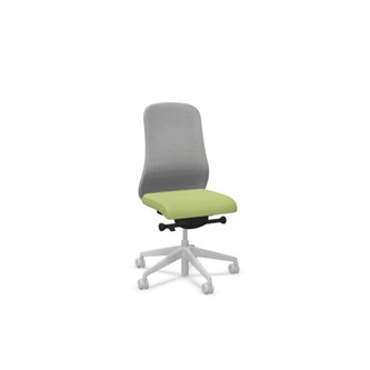 Souly ER-ST työtuoli, vaaleanharmaa, verkkoselkä, Era-kankaalla
