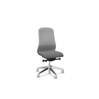 Souly ER-ST työtuoli, vaaleanharmaa, verkkoselkä, Era-kankaalla