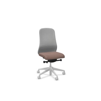 Souly ER-ST työtuoli, vaaleanharmaa, verkkoselkä, Era-kankaalla