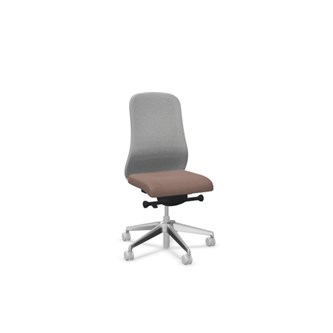 Souly ER-ST työtuoli, vaaleanharmaa, verkkoselkä, Era-kankaalla