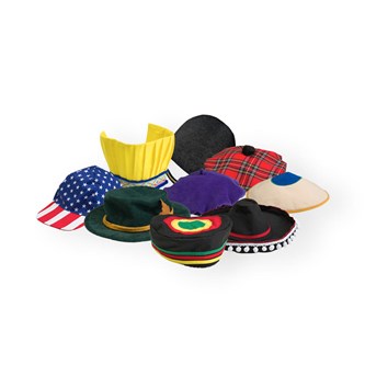 Roolihatut, maailman ympäri, 9 kpl